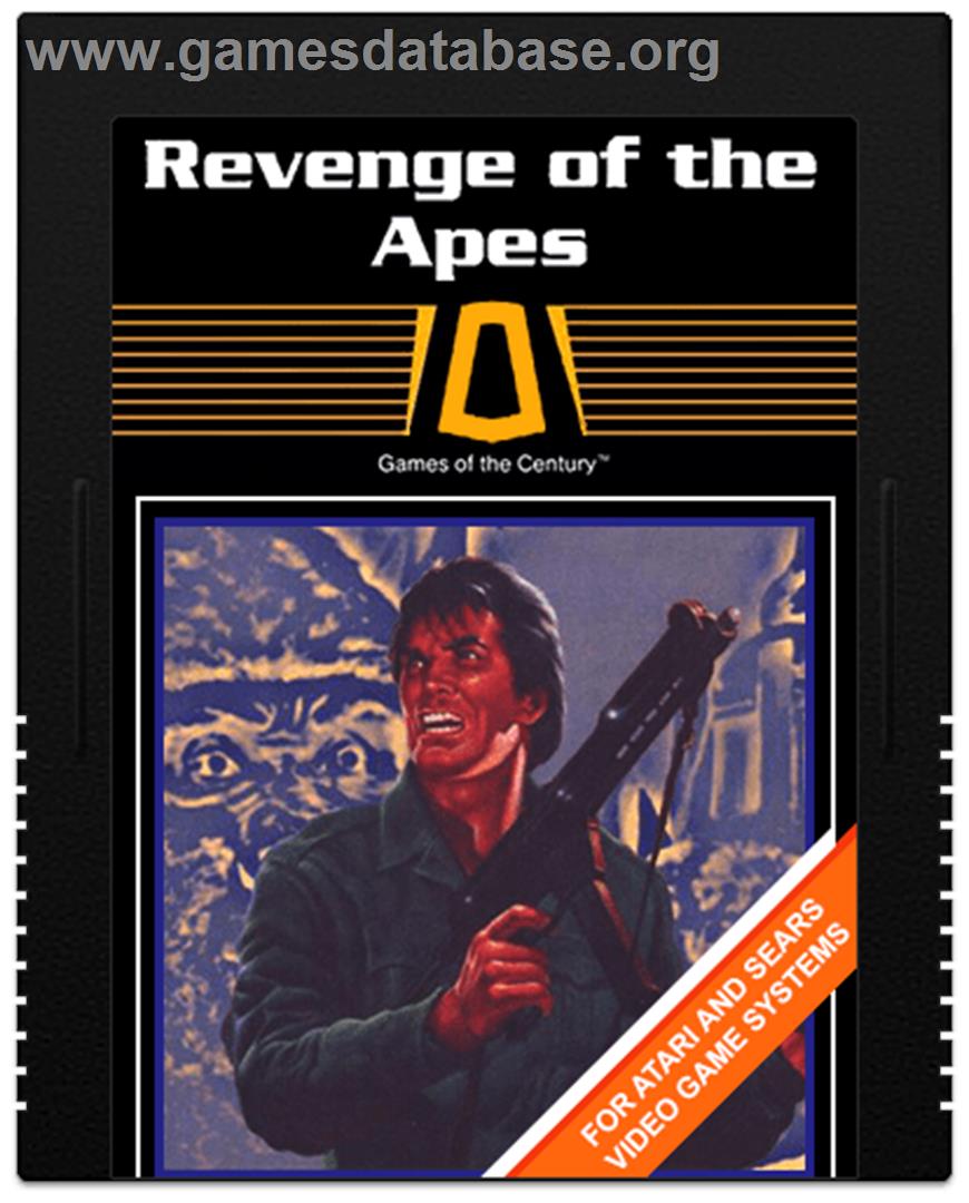 Revenge of the Apes - Atari 2600 - Artwork - Cartridge
