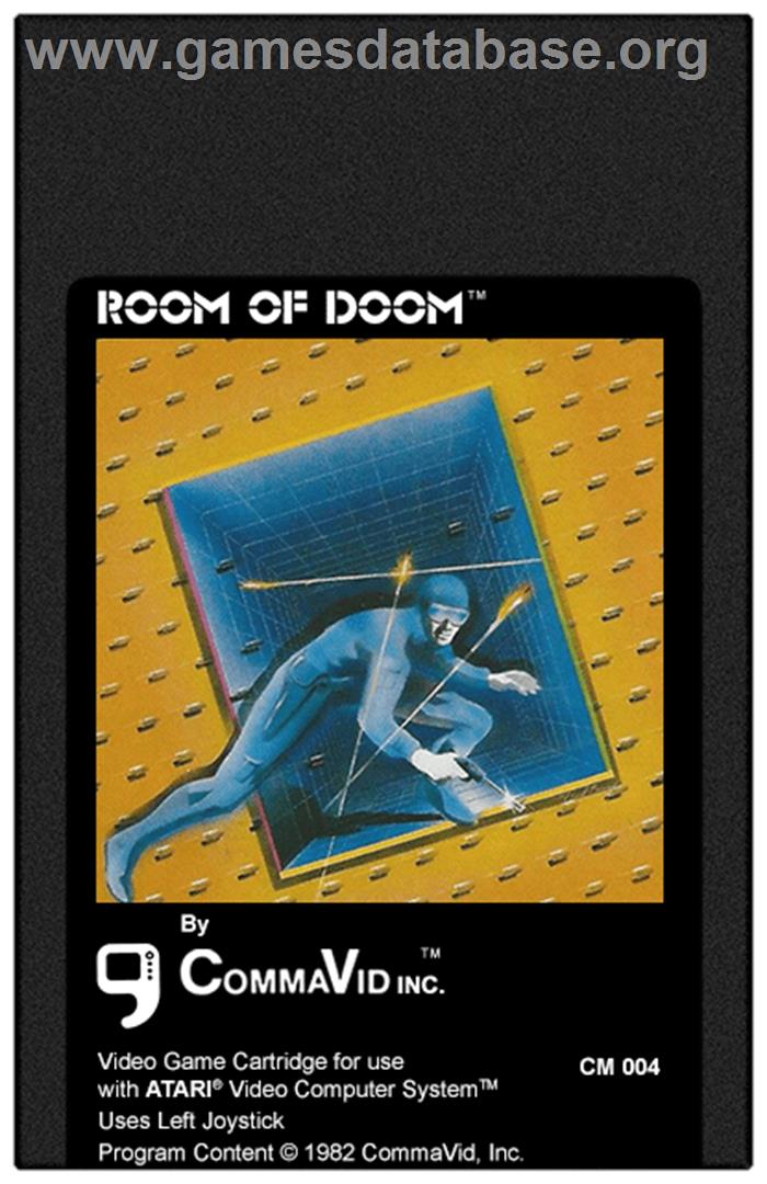 Room of Doom - Atari 2600 - Artwork - Cartridge