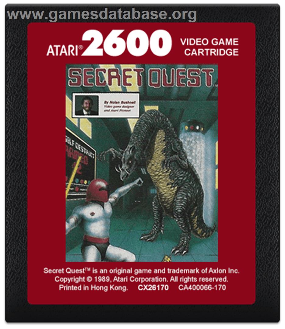Secret Quest - Atari 2600 - Artwork - Cartridge
