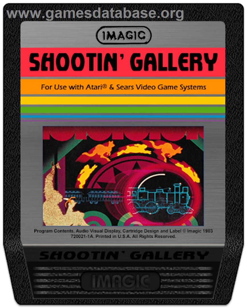 Shootin' Gallery - Atari 2600 - Artwork - Cartridge