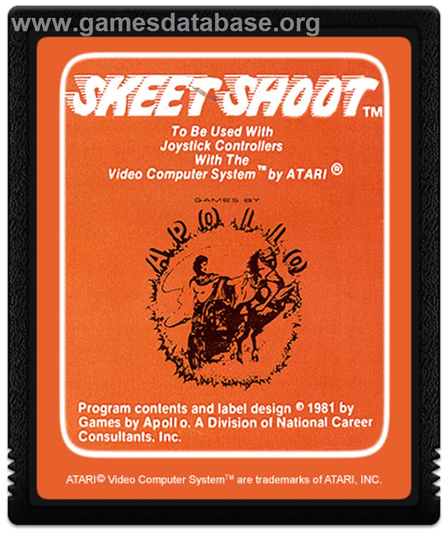 Skeet Shoot - Atari 2600 - Artwork - Cartridge