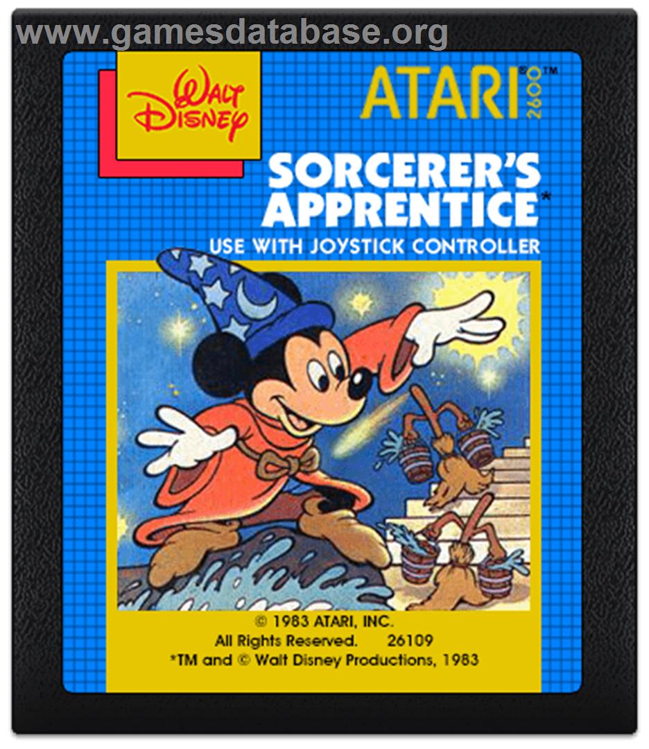 Sorcerer's Apprentice - Atari 2600 - Artwork - Cartridge