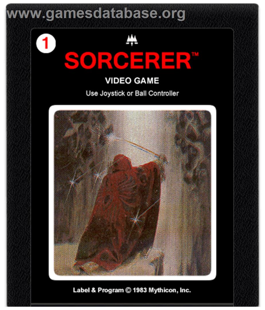Sorcerer - Atari 2600 - Artwork - Cartridge