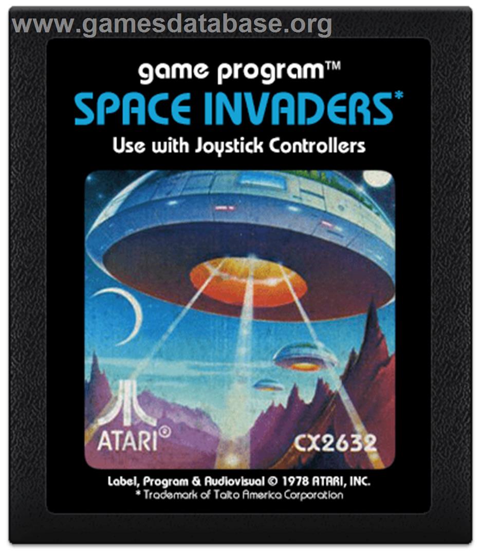 Space Invaders - Atari 2600 - Artwork - Cartridge