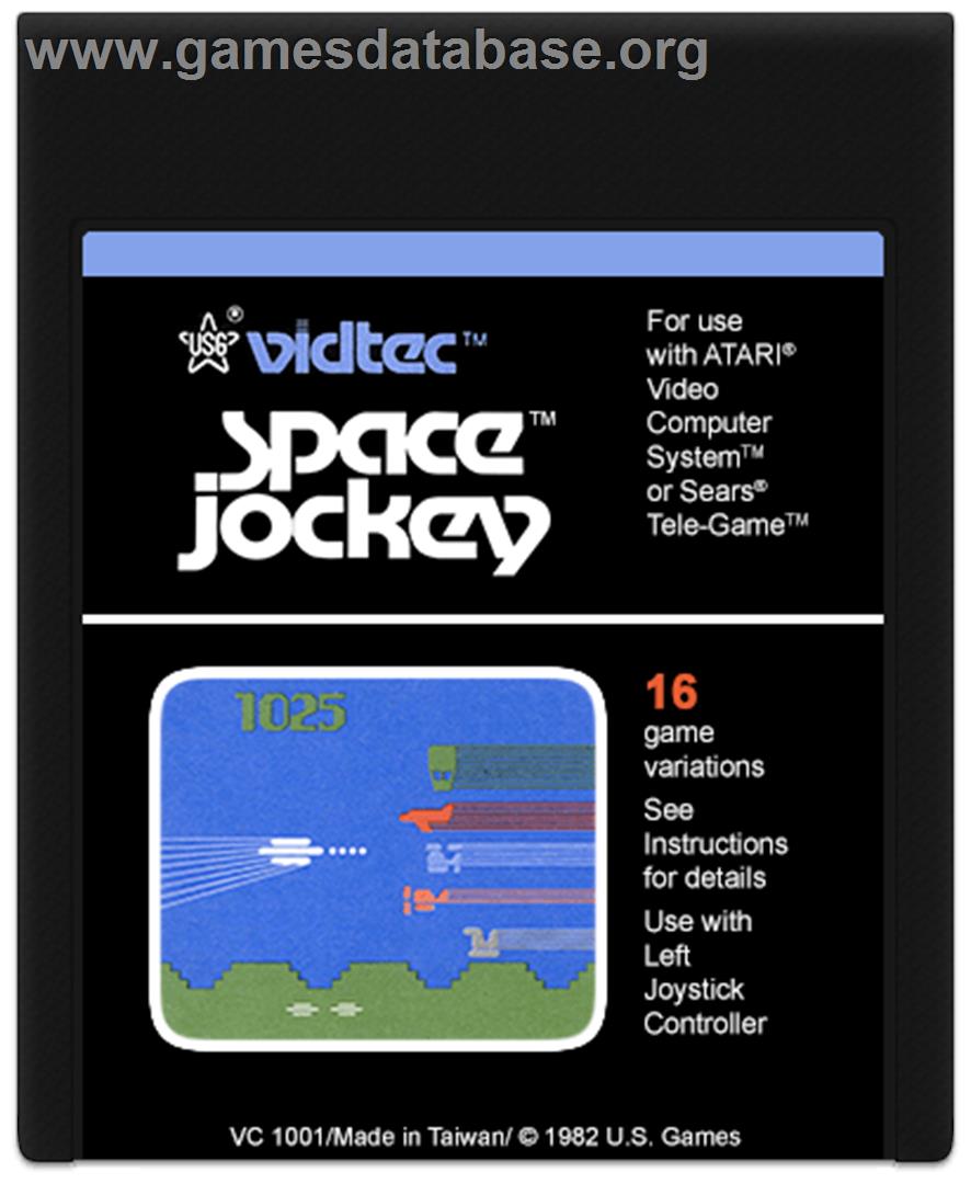 Space Jockey - Atari 2600 - Artwork - Cartridge