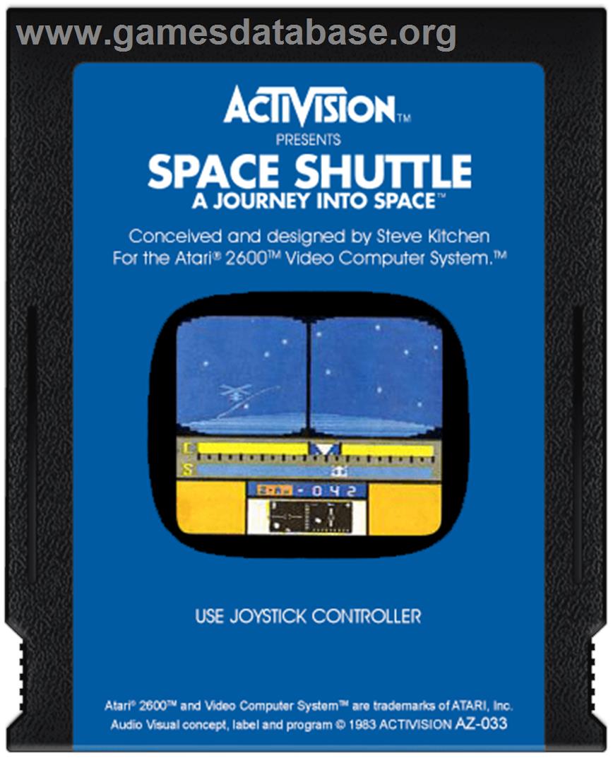 Space Shuttle: A Journey into Space - Atari 2600 - Artwork - Cartridge