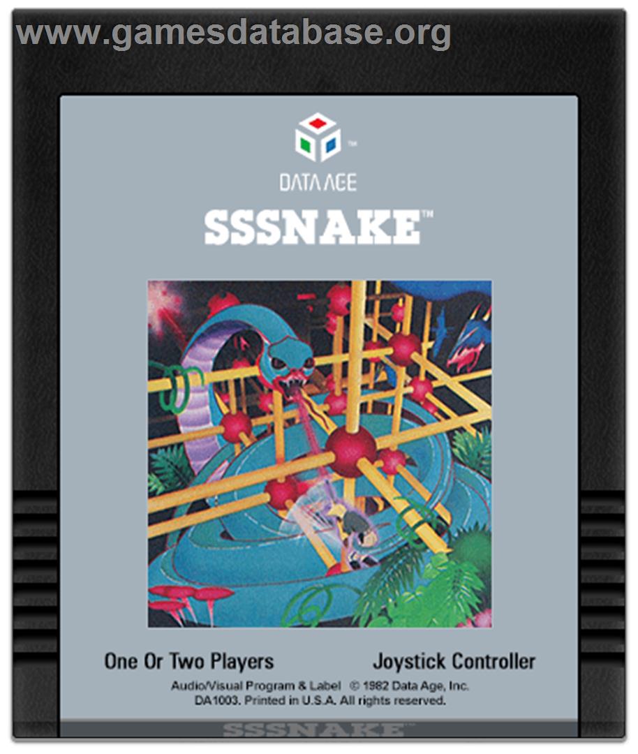 Sssnake - Atari 2600 - Artwork - Cartridge