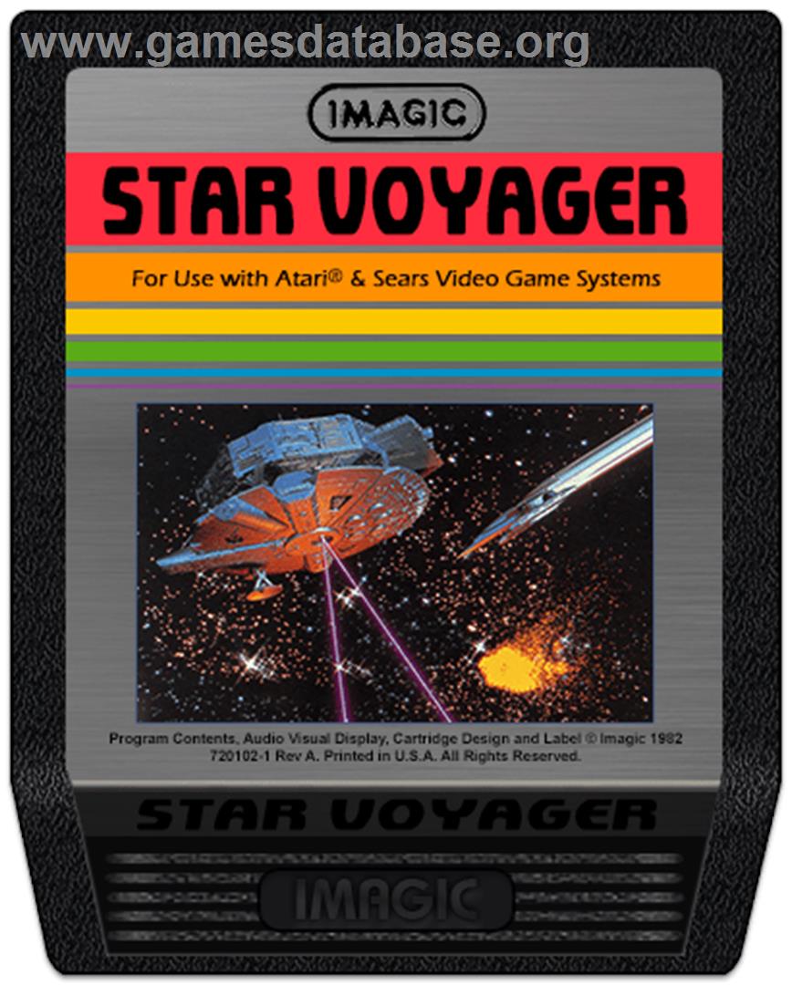 Star Voyager - Atari 2600 - Artwork - Cartridge