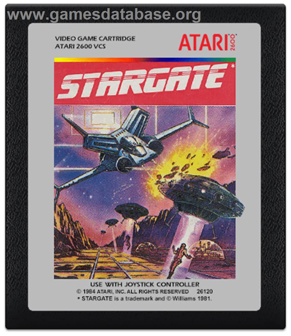 Stargate - Atari 2600 - Artwork - Cartridge