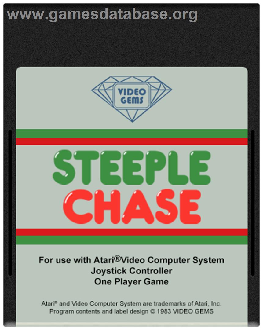 Steeplechase - Atari 2600 - Artwork - Cartridge