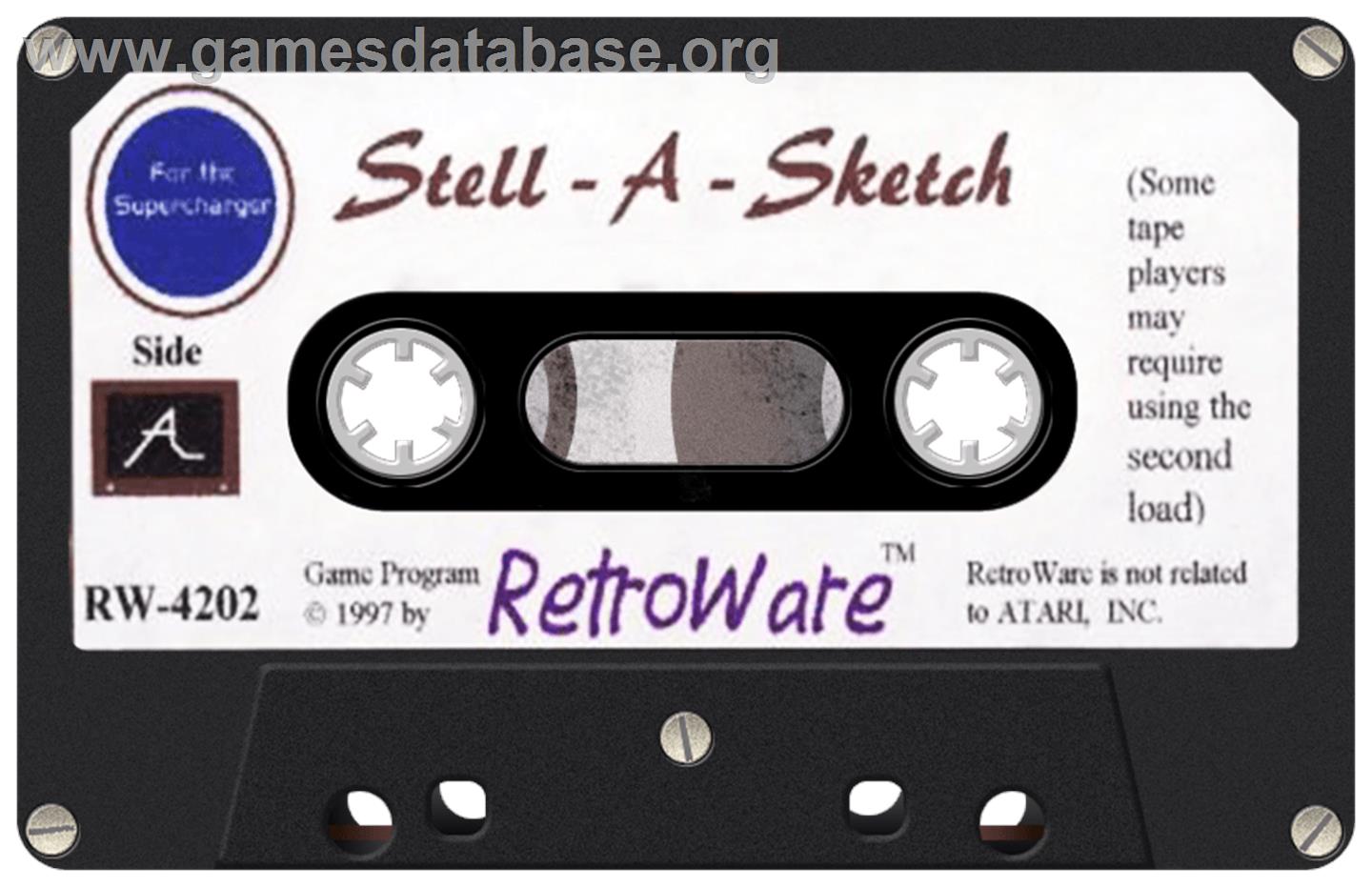 Stell-A-Sketch/Okie Dokie - Atari 2600 - Artwork - Cartridge