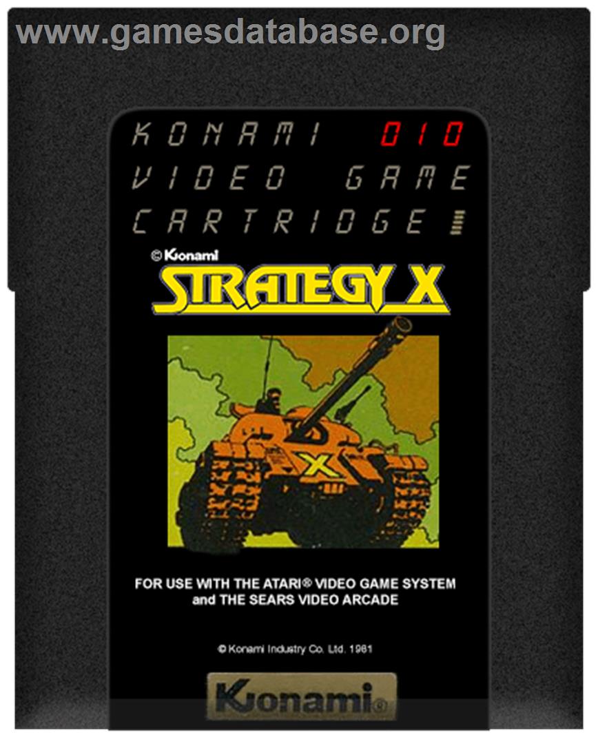 Strategy X - Atari 2600 - Artwork - Cartridge