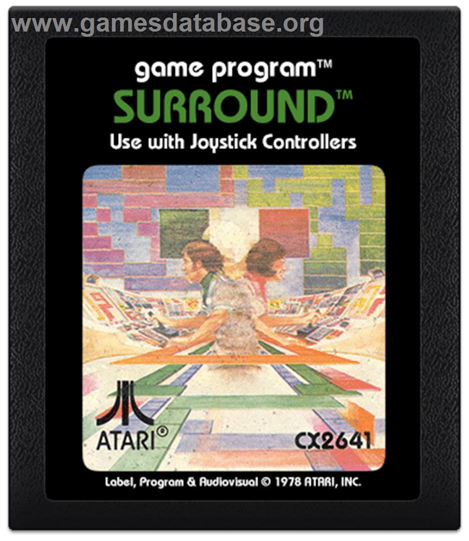 Surround - Atari 2600 - Artwork - Cartridge
