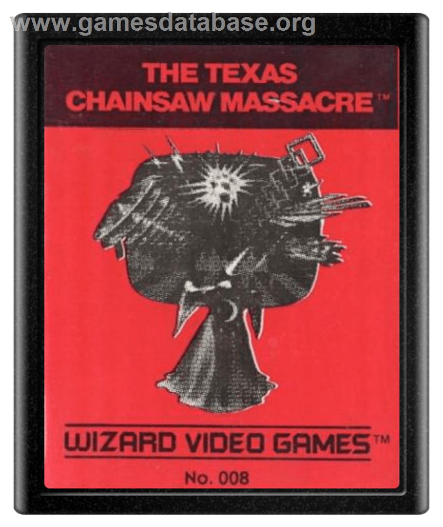 The Texas Chainsaw Massacre - Atari 2600 - Artwork - Cartridge