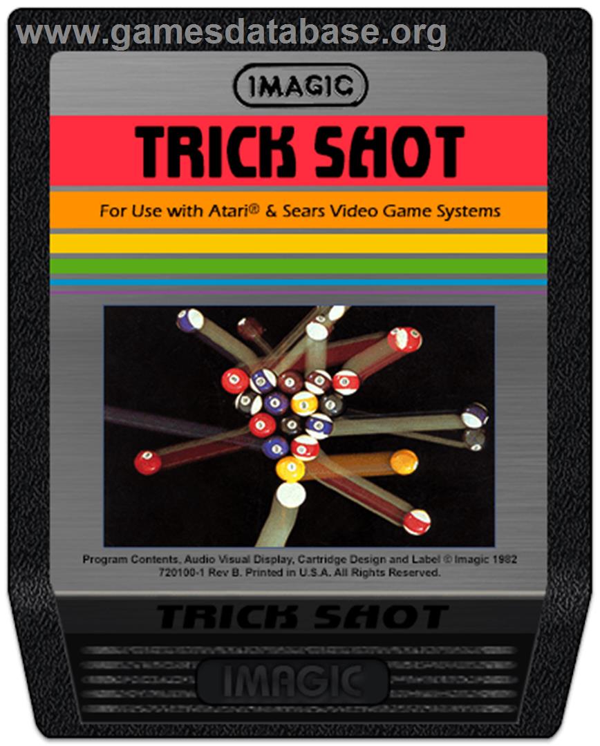 Trick Shot - Atari 2600 - Artwork - Cartridge