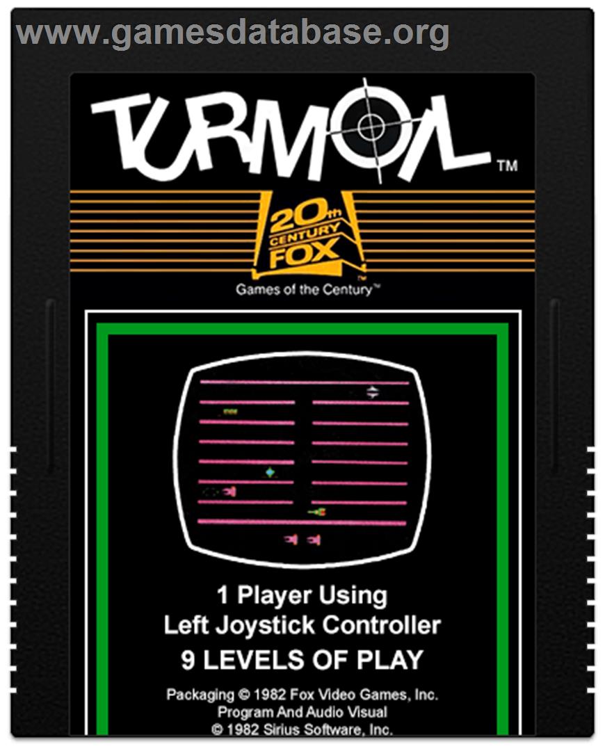 Turmoil - Atari 2600 - Artwork - Cartridge