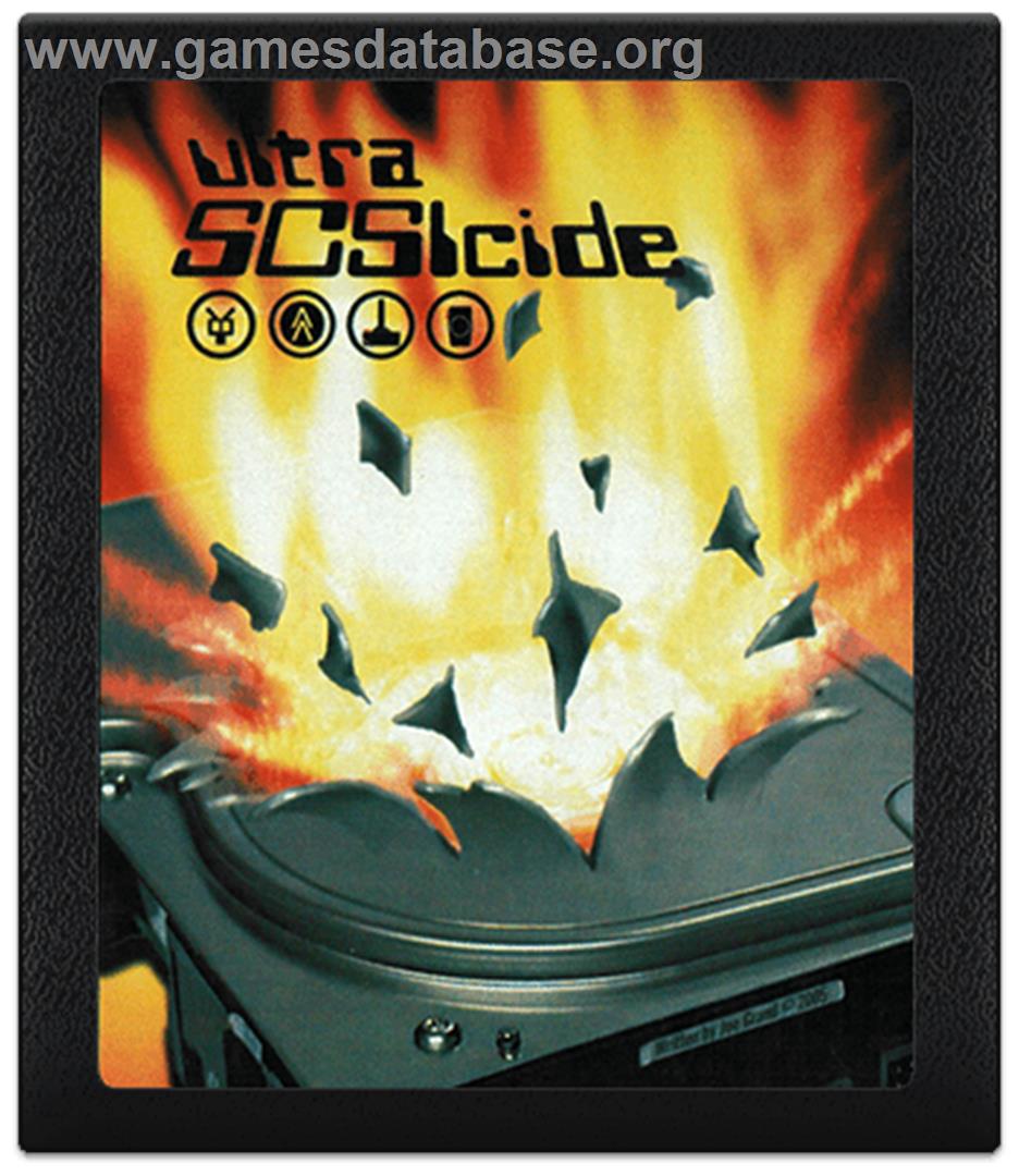 Ultra SCSIcide - Atari 2600 - Artwork - Cartridge