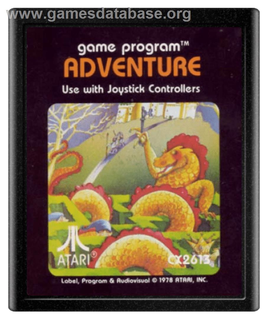 Venture - Atari 2600 - Artwork - Cartridge