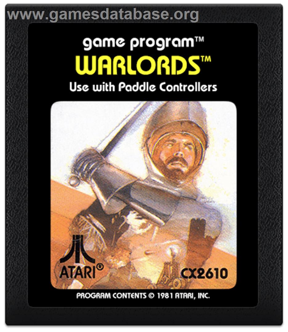 Warlords - Atari 2600 - Artwork - Cartridge