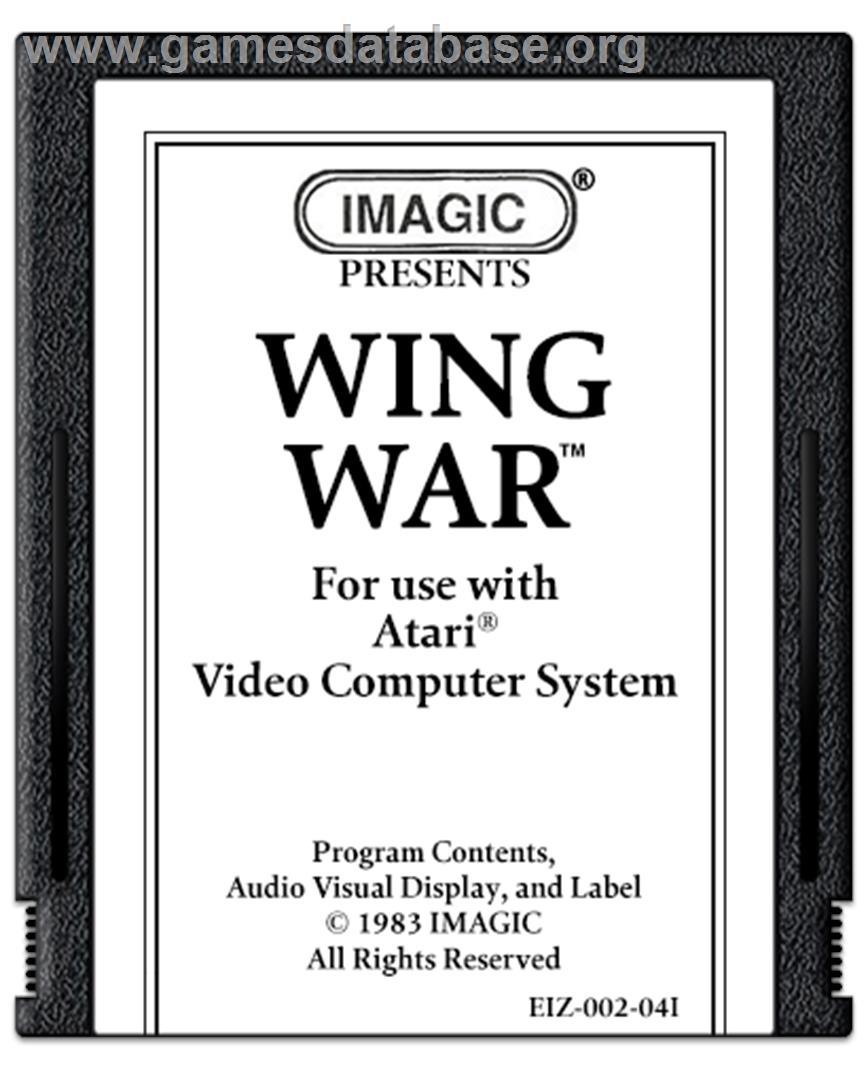 Wing War - Atari 2600 - Artwork - Cartridge