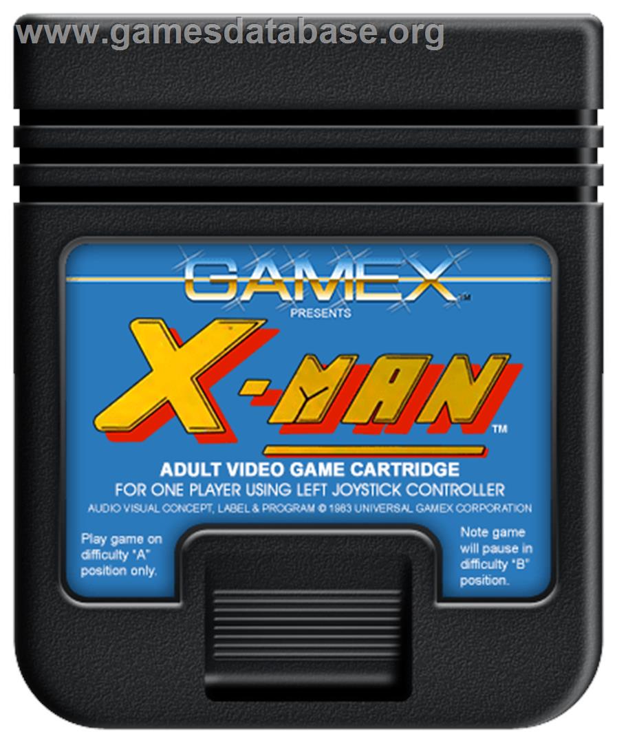 X-Man - Atari 2600 - Artwork - Cartridge