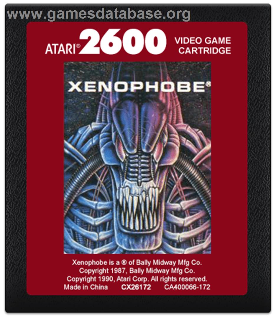 Xenophobe - Atari 2600 - Artwork - Cartridge