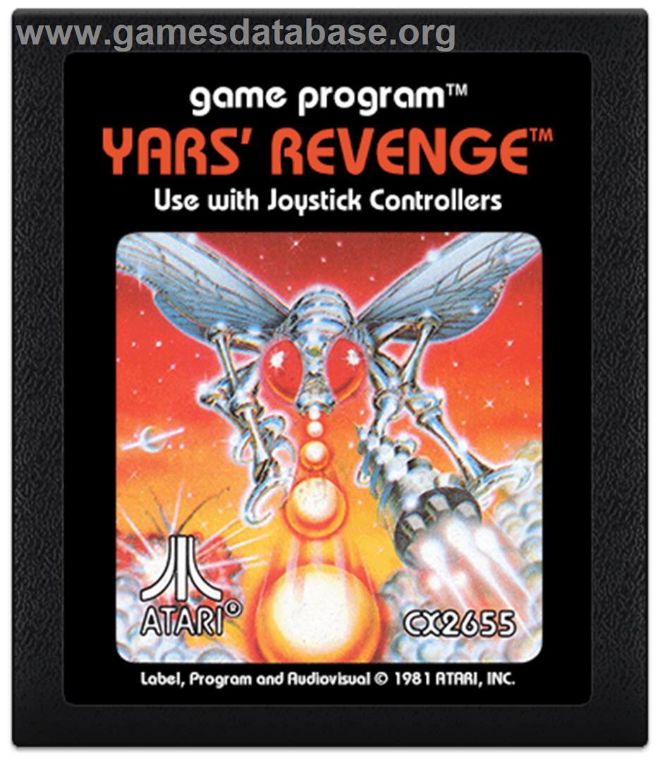 Yars' Revenge - Atari 2600 - Artwork - Cartridge