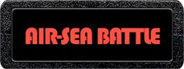 Top of cartridge artwork for Air-Sea Battle on the Atari 2600.