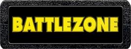 Top of cartridge artwork for Battlezone on the Atari 2600.