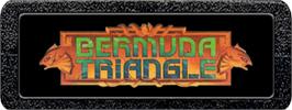 Top of cartridge artwork for Bermuda Triangle on the Atari 2600.