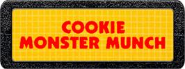Top of cartridge artwork for Cookie Monster Munch on the Atari 2600.