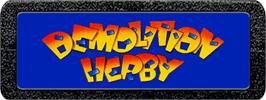 Top of cartridge artwork for Demolition Herby on the Atari 2600.
