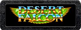 Top of cartridge artwork for Desert Falcon on the Atari 2600.