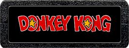 Top of cartridge artwork for Donkey Kong on the Atari 2600.
