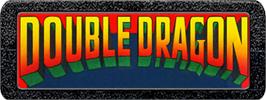 Top of cartridge artwork for Double Dragon on the Atari 2600.