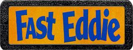 Top of cartridge artwork for Fast Eddie on the Atari 2600.