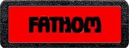 Top of cartridge artwork for Fathom on the Atari 2600.