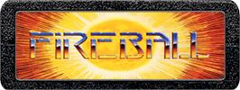 Top of cartridge artwork for Fireball on the Atari 2600.