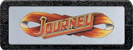 Top of cartridge artwork for Journey Escape on the Atari 2600.
