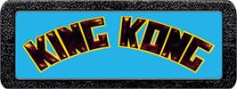 Top of cartridge artwork for King Kong on the Atari 2600.