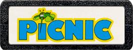Top of cartridge artwork for Picnic on the Atari 2600.