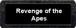 Top of cartridge artwork for Revenge of the Apes on the Atari 2600.