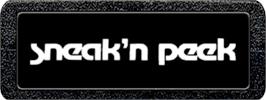 Top of cartridge artwork for Sneak 'n Peek on the Atari 2600.