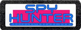 Top of cartridge artwork for Spy Hunter on the Atari 2600.
