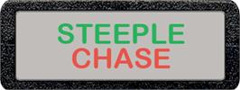 Top of cartridge artwork for Steeplechase on the Atari 2600.