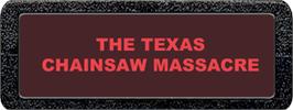 Top of cartridge artwork for The Texas Chainsaw Massacre on the Atari 2600.