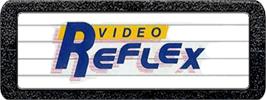 Top of cartridge artwork for Video Reflex on the Atari 2600.