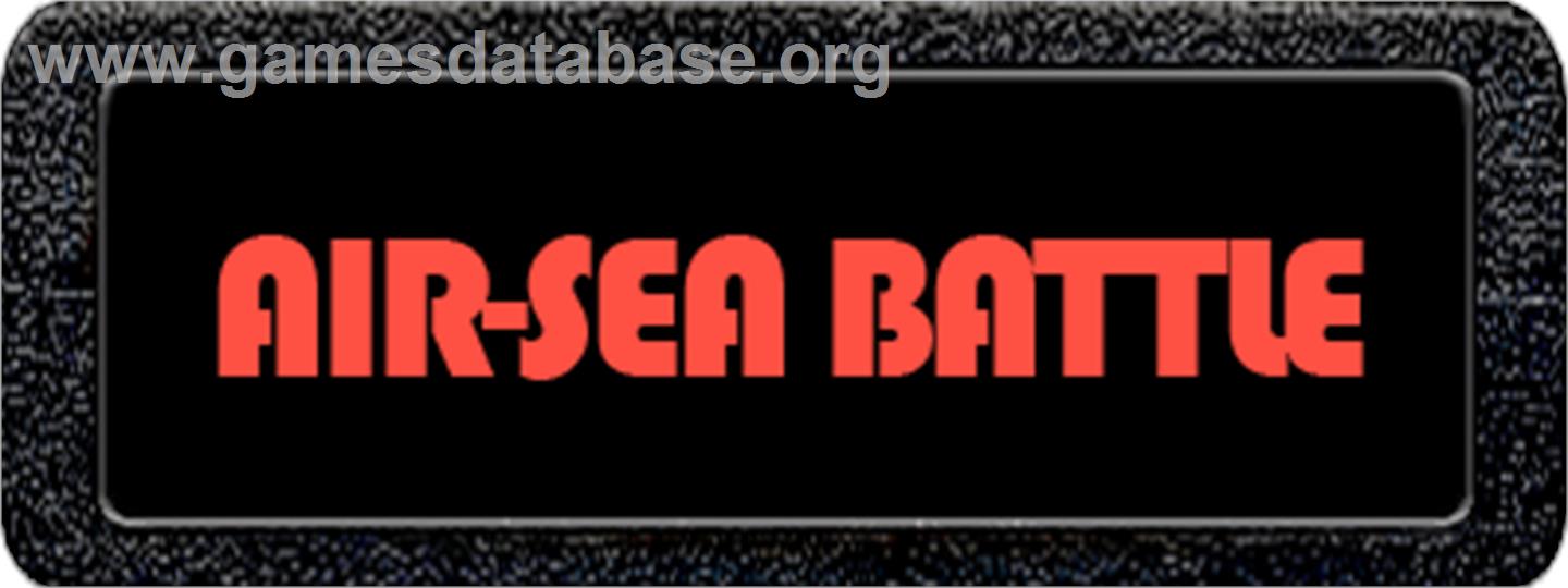Air-Sea Battle - Atari 2600 - Artwork - Cartridge Top