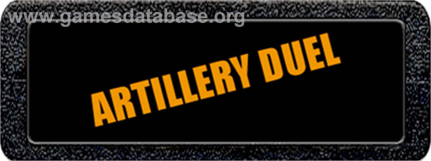 Artillery Duel - Atari 2600 - Artwork - Cartridge Top