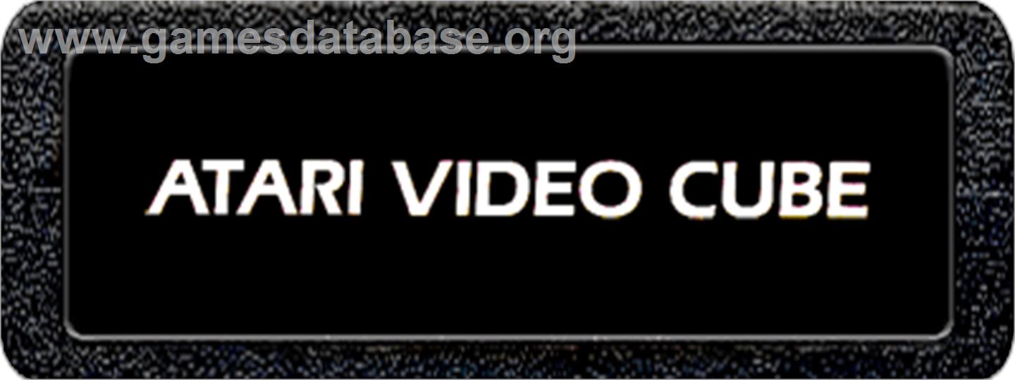 Atari Video Cube - Atari 2600 - Artwork - Cartridge Top